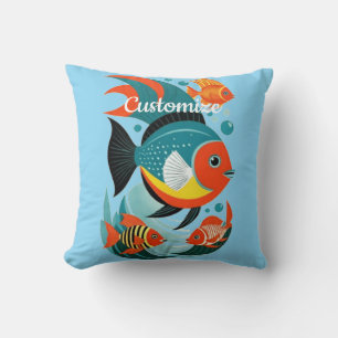 Tropical Fish Assortment Thunder_Cove Cushion