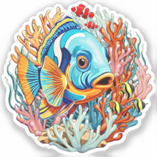 Tropical Fish Colorful Summer Vibes