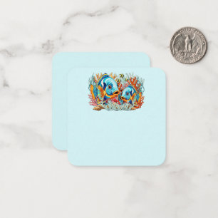 Tropical Fish Colorful Summer Vibes Card