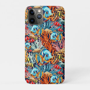 Tropical Fish Colorful Summer Vibes Case-Mate iPhone Case