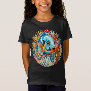 Tropical Fish Colorful Summer Vibes T-Shirt