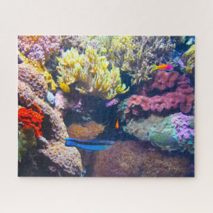 Tropical Fish in an Aquarium. Jigsaw Puzzle