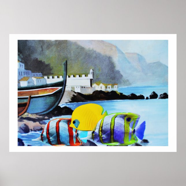 Tropical fish in Madeira Poster (Front)
