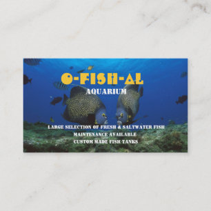 Tropical Fish l Aquarium-Related Business Card