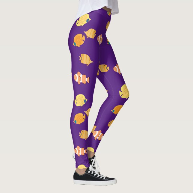 Tropical Fish Leggings (Right)