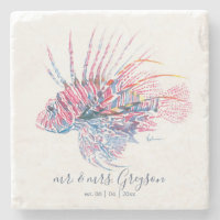Tropical Fish Linonfish Wedding Favours