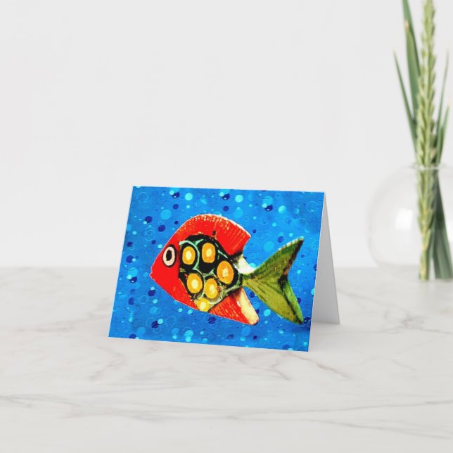 Tropical Fish Notecard (Front)