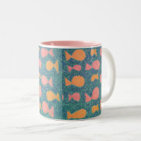 Tropical Fish Pattern Mug