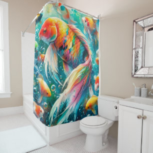 Tropical Fish Shower Curtain