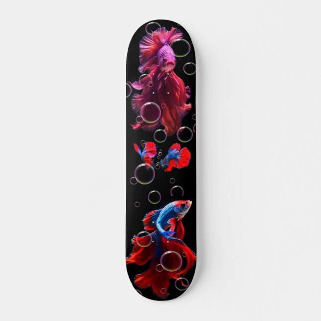 Tropical Fish Skateboard (Front)