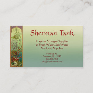 Tropical Fish & Supplies Business Card