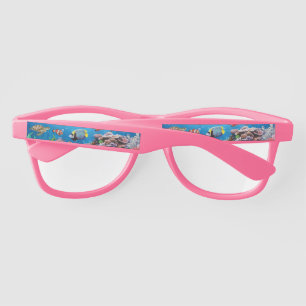 Tropical Fish swimming Seabed Sunglasses