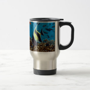 Tropical fish travel mug