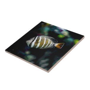 Tropical Fish Underwater Aquatic Design Tile