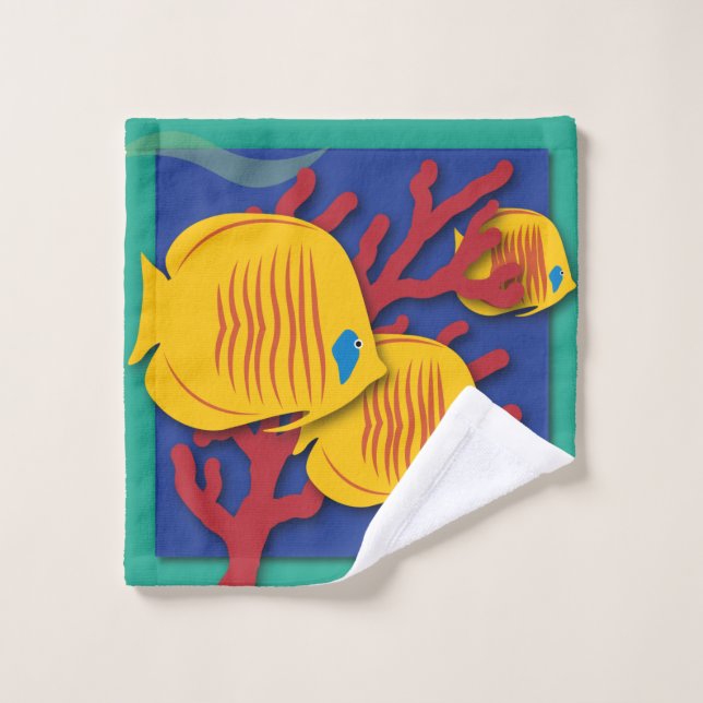 Tropical Fish Wash Cloth (Wash Cloth)