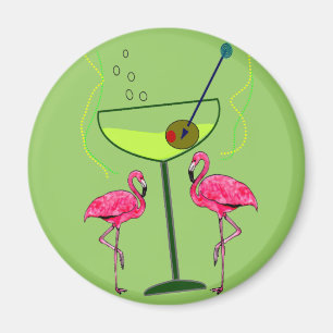 Tropical Flamingo Art Gifts Magnet