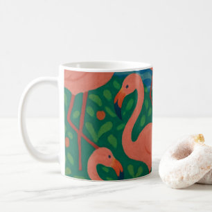 Tropical Flamingo Artwork Coffee Mug