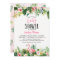Tropical Flamingo Baby Shower Invitation Card