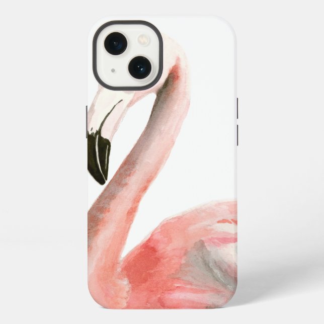 Tropical Flamingo Bird iPhone Case (Back)