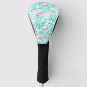 Tropical Flamingo Golf Head Cover