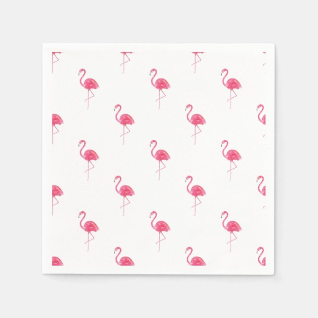 Tropical Flamingo Napkin (Front)