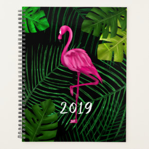 Tropical flamingo planner