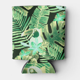 Tropical Flamingo: Summer Pattern Background Can Cooler