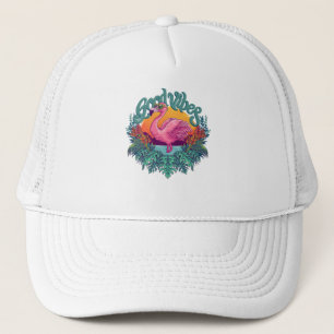 Tropical Flamingo Trucker Hat