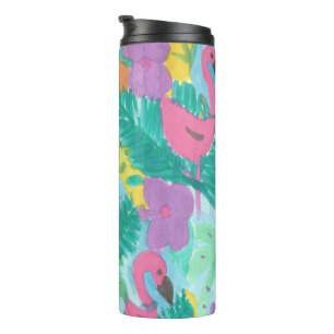 Tropical Flamingo Tumbler