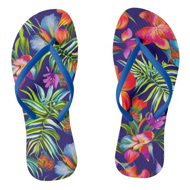 Tropical Flip Flops (Footbed)