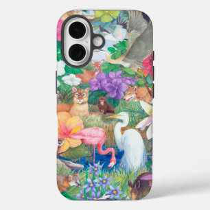 Tropical Flora and Fauna IPhone Case