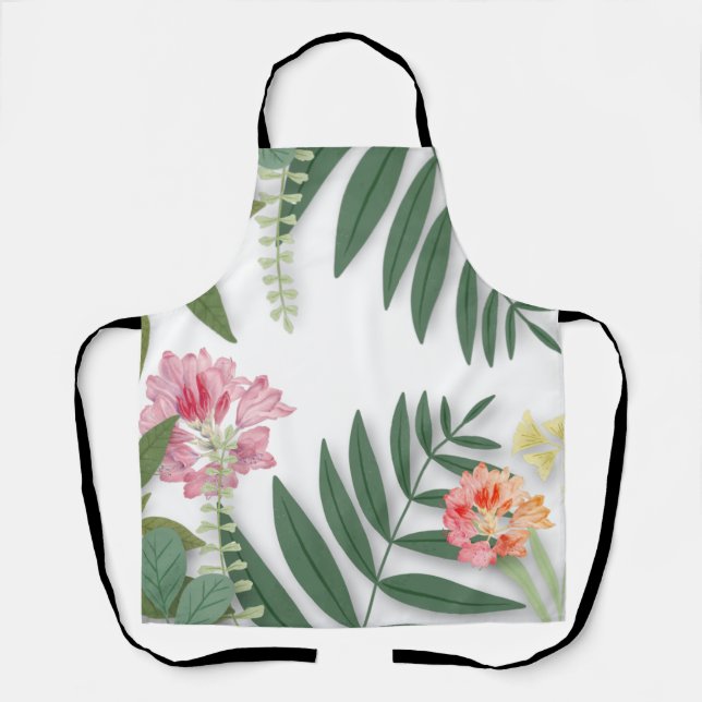 Tropical Floral  Apron (Front)