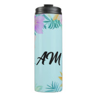 Tropical Floral Border Summer Aesthetic