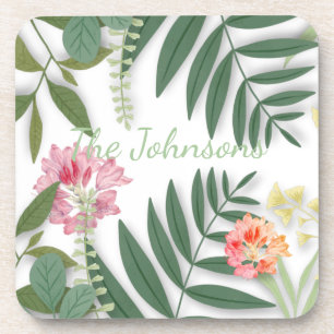Tropical Floral  Coaster