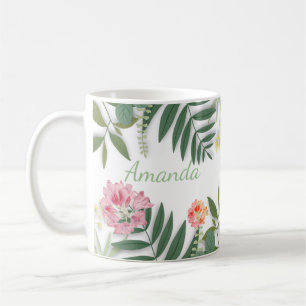 Tropical Floral  Coffee Mug