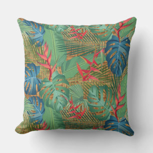 Tropical Floral Cushion