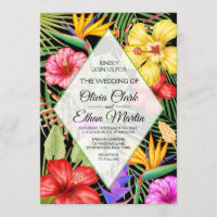 Tropical Floral Garden Geometric