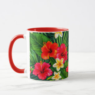 Tropical Floral Gift – Colourful Hibiscus Mug