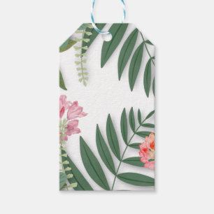 Tropical Floral Gift Tags