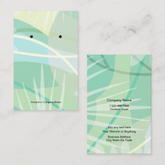 Tropical Floral Jewellery Display Cards