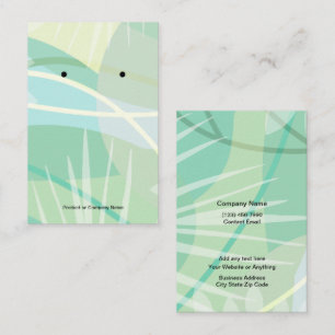 Tropical Floral Jewelry Display Cards