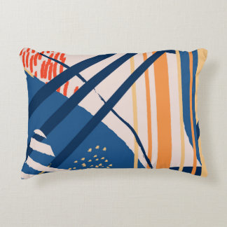 Tropical Floral: Modern Header Decorative Cushion