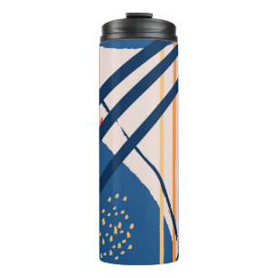 Tropical Floral: Modern Header Thermal Tumbler