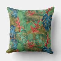 Tropical Floral on Wicker Print