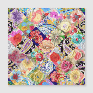 Tropical floral pattern, vibrant colours.