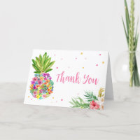 Tropical Floral Pineapple