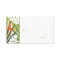 Tropical Floral Place Card - Green and Orange
