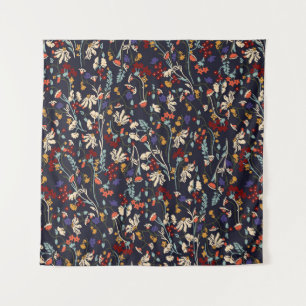 Tropical Floral: Random Botanical Vintage. Tapestry