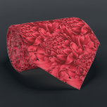 Tropical Floral Red Tie<br><div class="desc">Tropical red torch ginger floral men's neck tie is cool for the office,  a night on the town,  a wedding,  for the groom or groomsmen or give as a gift to your husband,  dad,  brother or best friend. Make a statement! More designs in our store.</div>