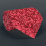 Tropical Floral Red Tie<br><div class="desc">Tropical red torch ginger floral men's neck tie is cool for the office,  a night on the town,  a wedding,  for the groom or groomsmen or give as a gift to your husband,  dad,  brother or best friend. Make a statement! More designs in our store.</div>